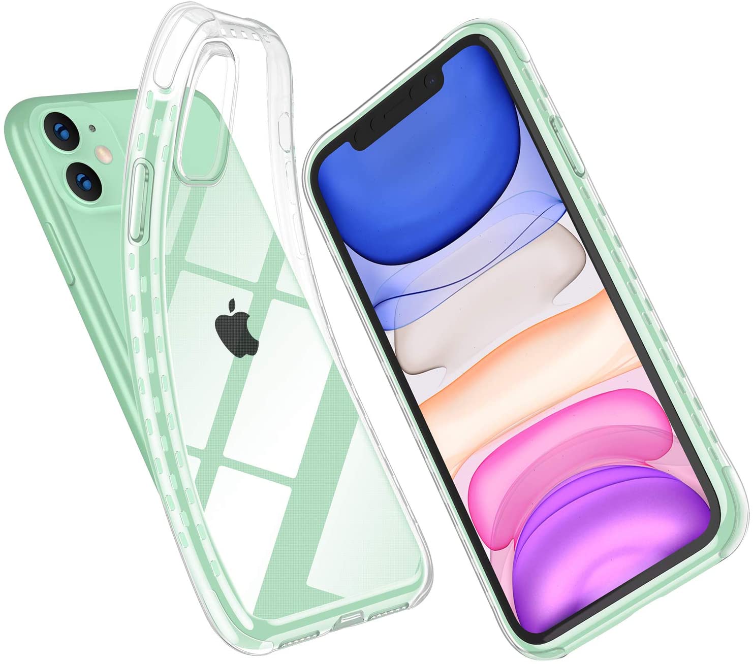 Ốp lưng cho iPhone 11 Silicon trong suốt cao cấp chống trầy xước, chống va đập bảo vệ toàn diện