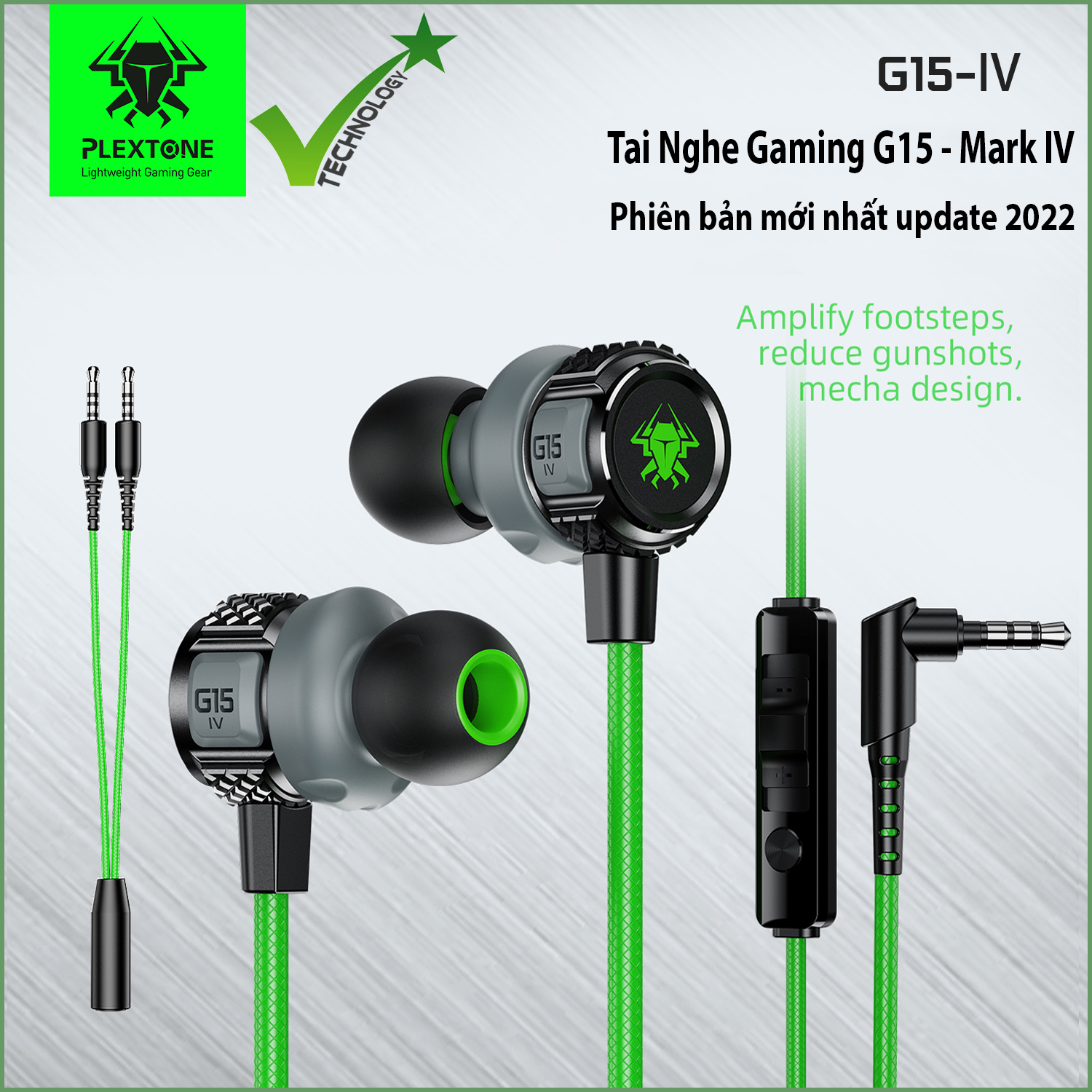 Tai nghe chuyên game dành cho game thủ Plextone G15 - Có Mic