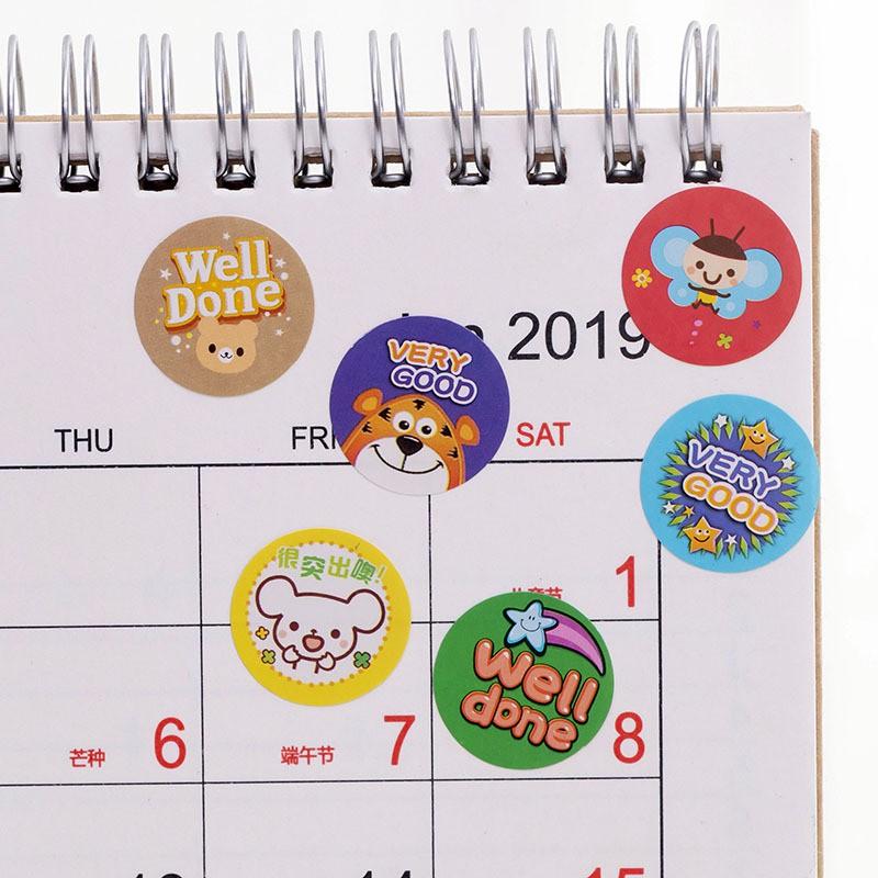 Bộ 10 tấm sticker dán đánh giá dễ thương nguồn hàng buôn sỉ