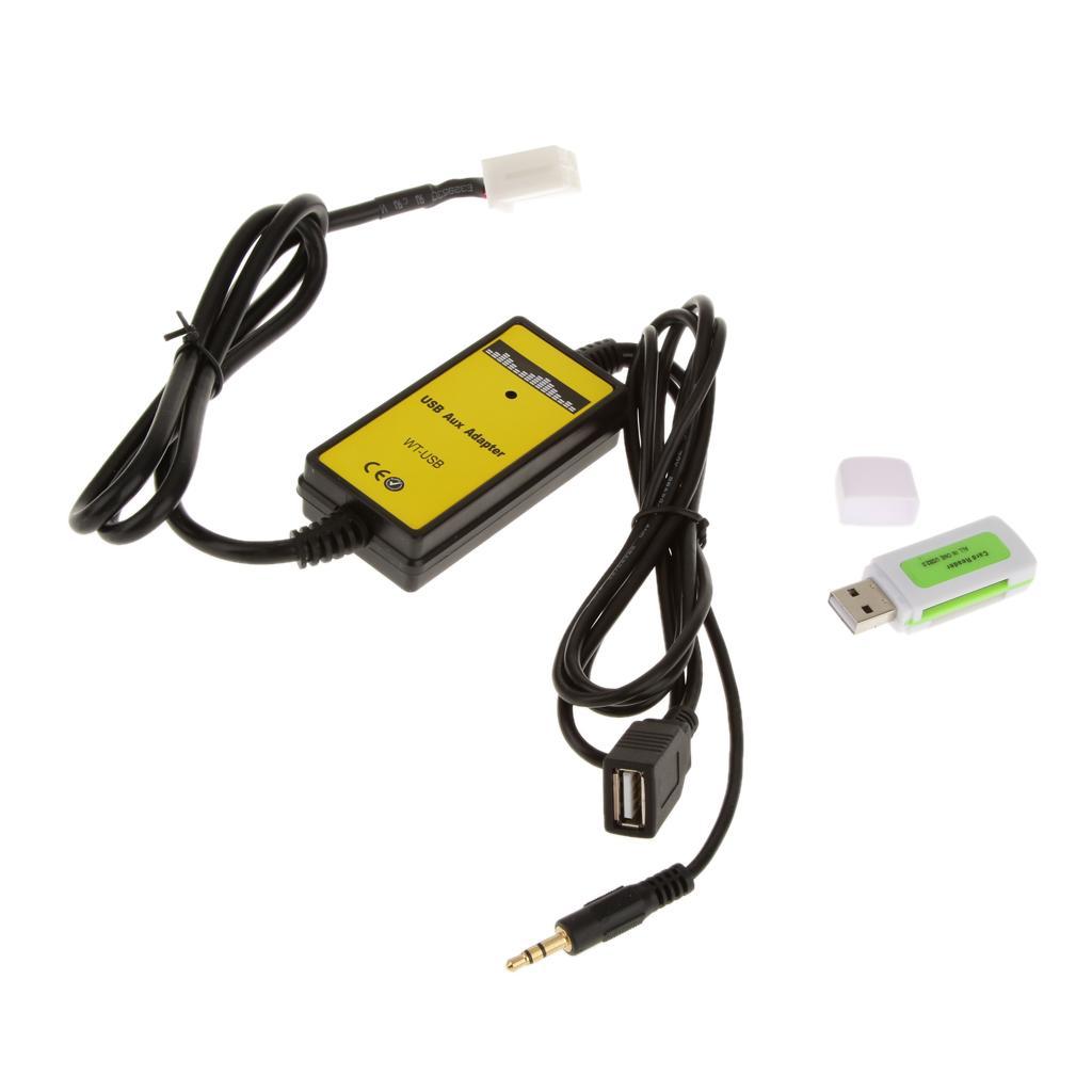 Car USB Aux-in Adapter MP3 Player Radio Interface For Accord Odyssey Element