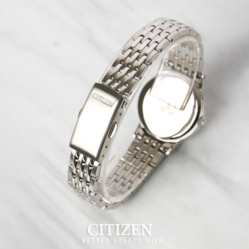 Đồng Hồ Nữ Citizen Dây Thép Không Gỉ EW3250-53A - Mặt Trắng (Sapphire)