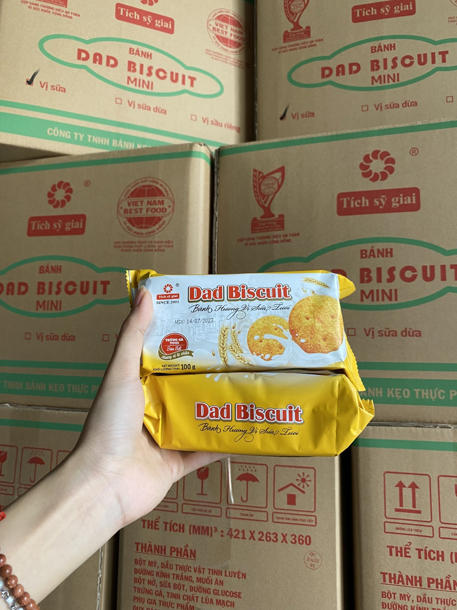 BÁNH DAD VỊ SỮA TÍCH SỸ GIAI 100G