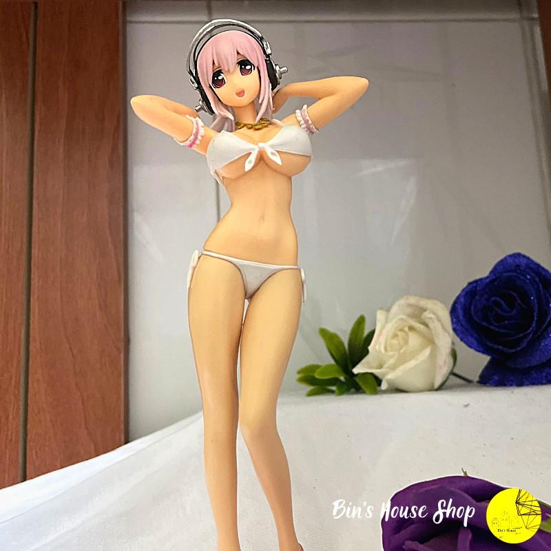 Mô hình đồ chơi nhân vật Super Sonico mặc Bikini cao 19cm