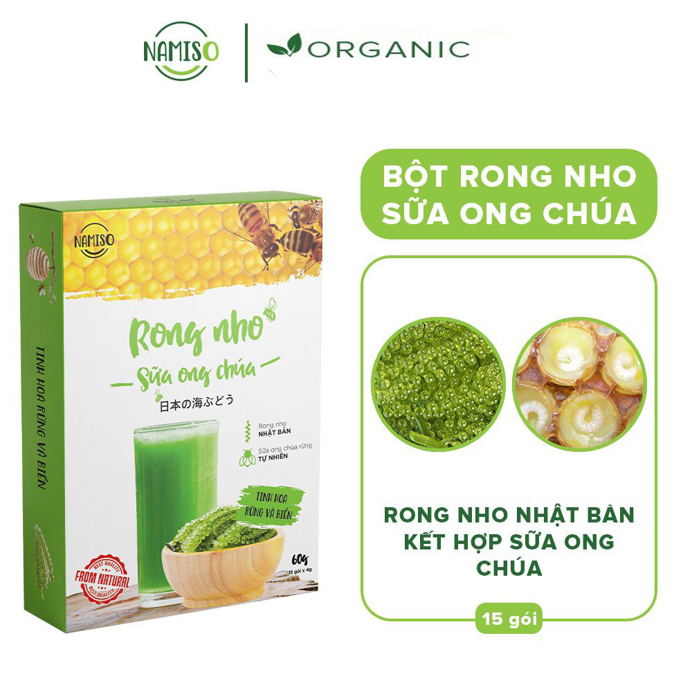 Bột Rong Nho Sữa Ong Chúa Namiso