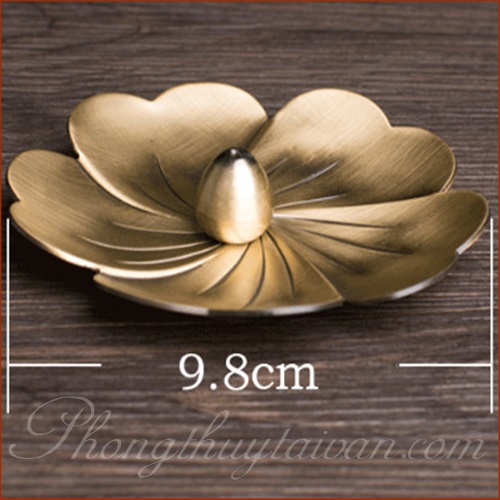 Khay dĩa hứng tàn nhang HOA ĐỒNG 9.8cm- thờ cúng.