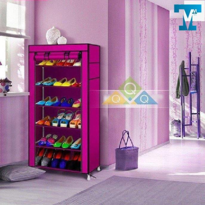 Tủ giày vải 7 tầng 6 ngăn