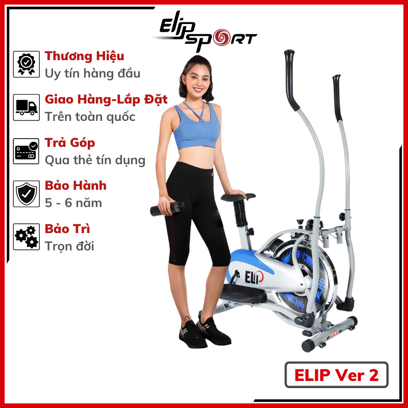 Xe đạp tập tổng hợp Elip Ver 2