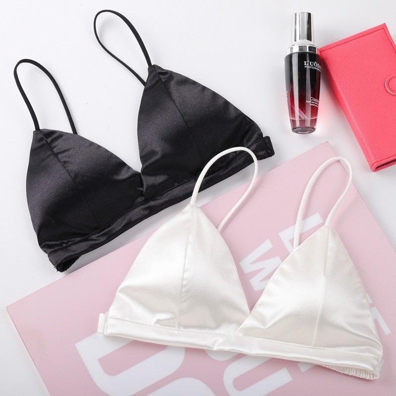 Áo bralette satin không cài