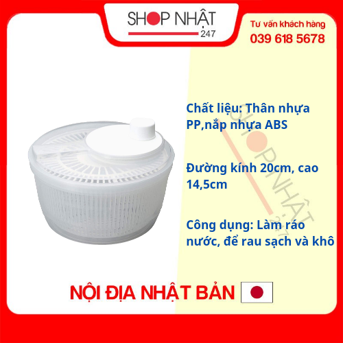 Rổ quay rau Rotary nội địa Nhật Bản