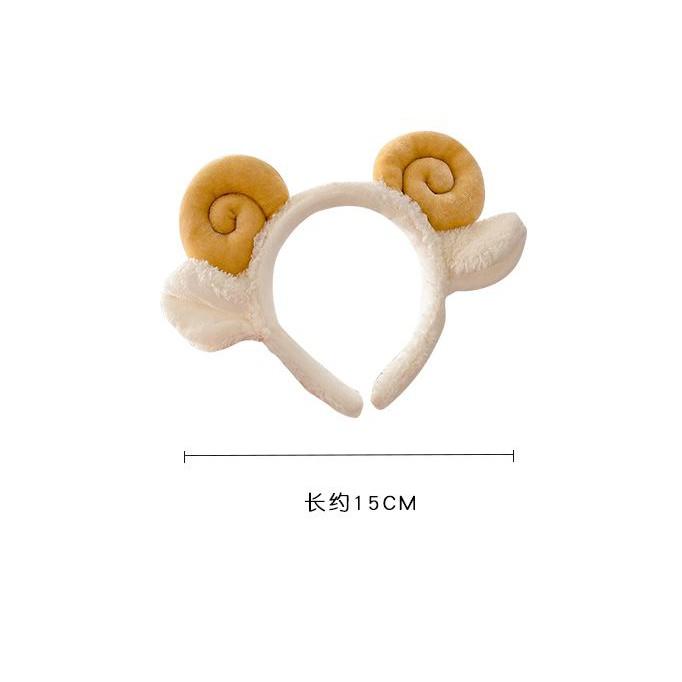 BĂNG ĐÔ BỜM TÓC CAO CẤP SỪNG CỪU DỄ THƯƠNG DIỆU DÀNG Phụ kiện makeup