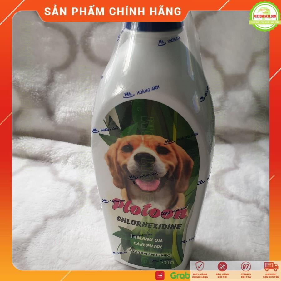 Sữa tắm cho chó mèo Fay Plotoon Chlorhexidine - 300ml chống viêm da - nấm da - ngứa - nhiễm trùng