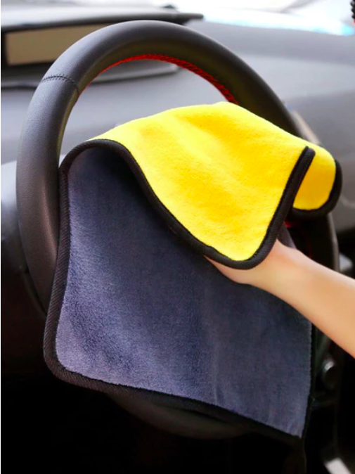 Khăn lau xe MICROFIBER mềm mịn siêu thấm hút chuyên lau ô tô, xe máy, spa