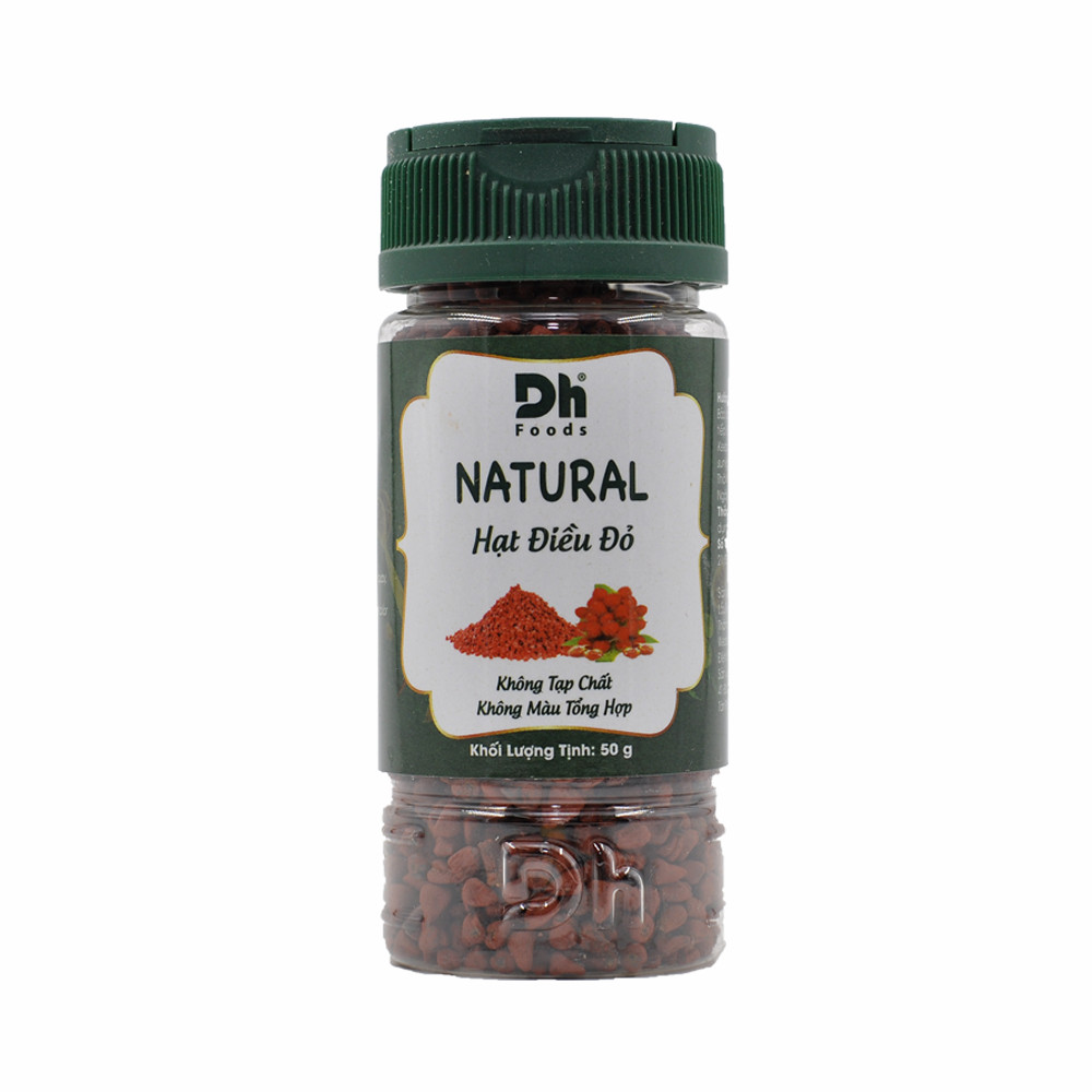 Natural Hạt điều đỏ 50g Dh Foods - Nguyên chất 100%