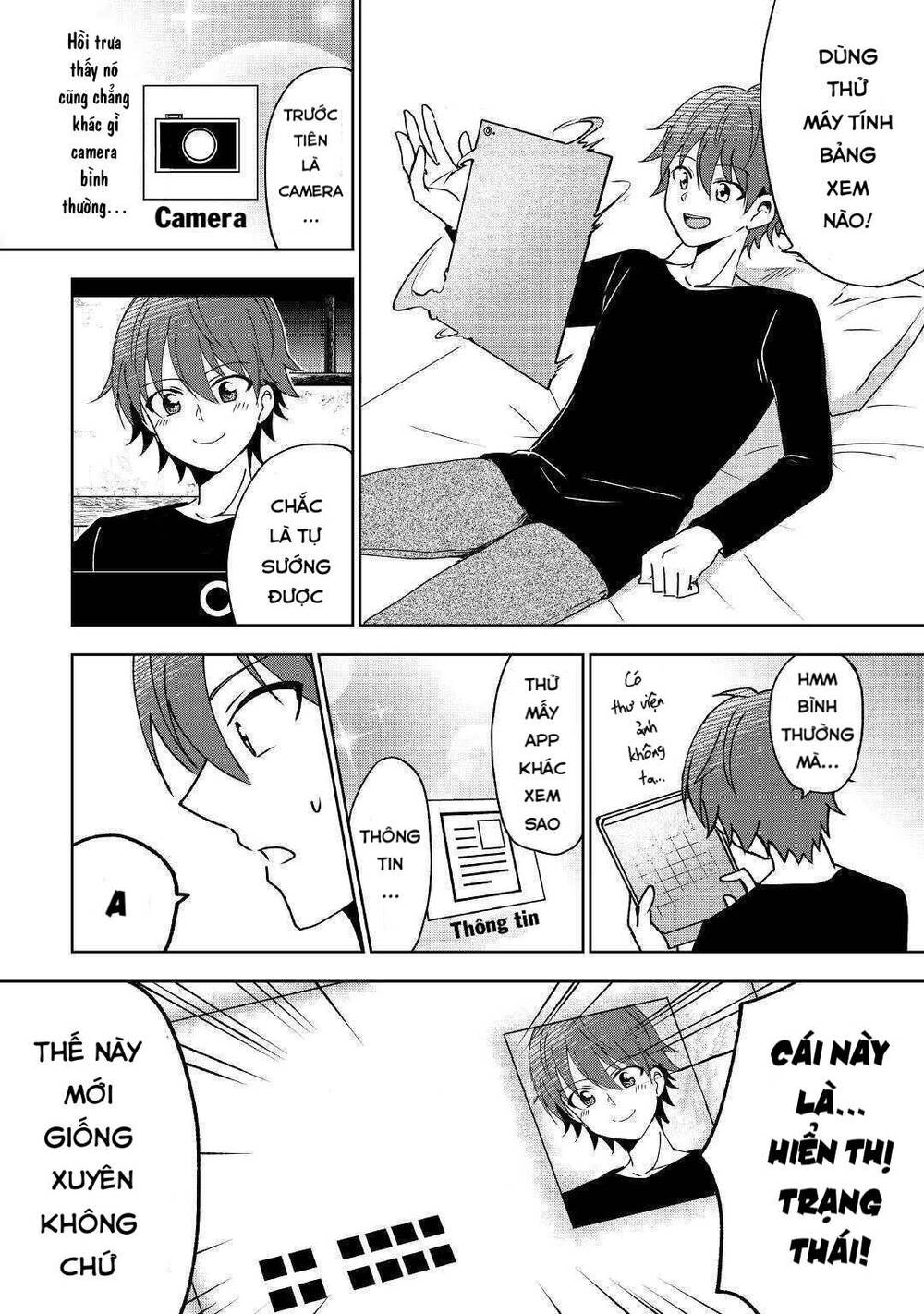 xuyên không cực mạnh cùng máy tính bảng siêu cheat chapter 1 21