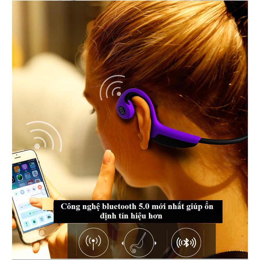 Tai Nghe Nhét Tai ️️ Tai Nghe Bluetooth Kiểu Dáng Thể Thao - Tai Nghe Chống Ồn Z8 Truyền Âm Thanh Qua Xương Sọ