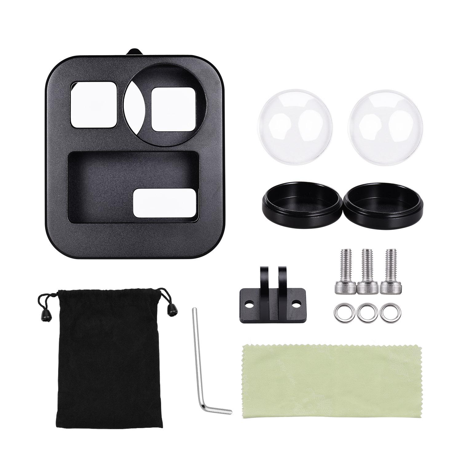 Lồng bảo vệ bằng kim loại cho camera chống xước, chống nước, Tương thích với Camera GoPro Max