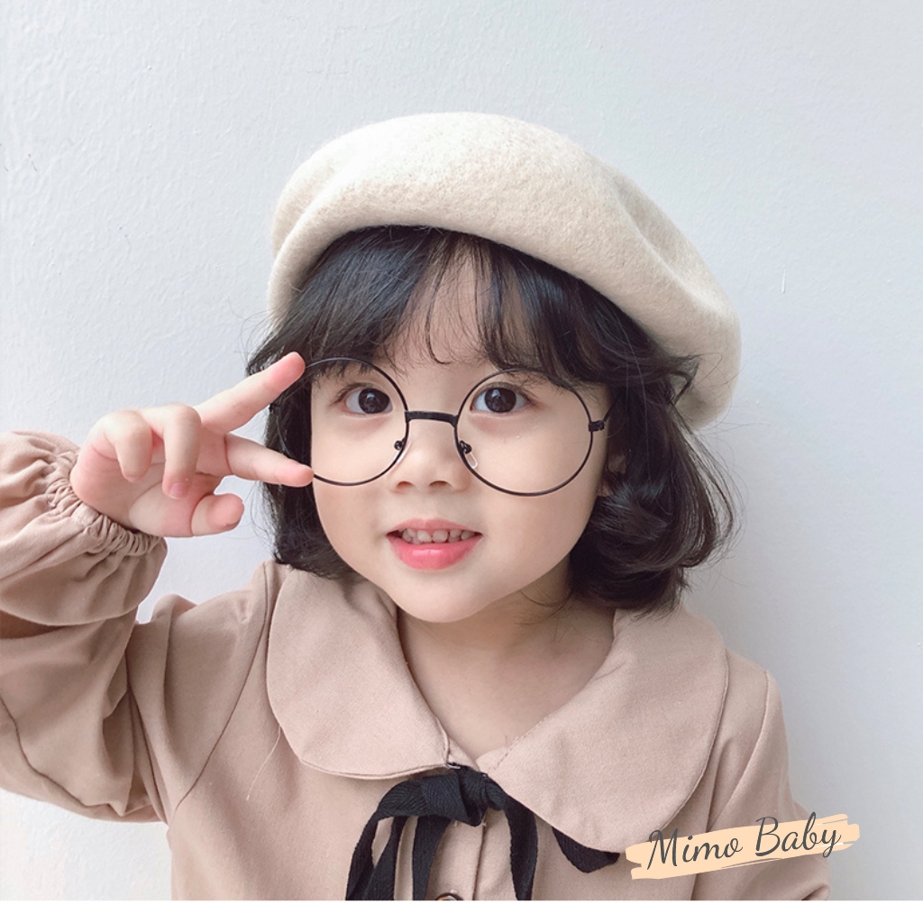Mũ nồi dạ kiểu dáng basic style Hàn Quốc MN259 Mimo Baby