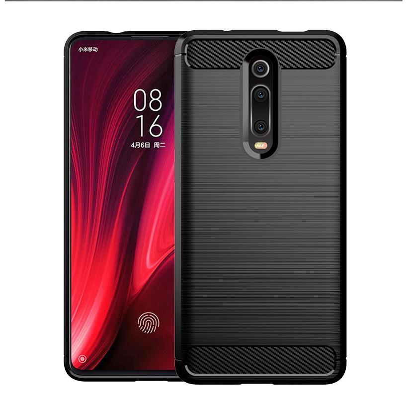 Ốp lưng cho Xiaomi Mi 9T K20 Pro Carbon phay xước chống sốc chống vân tay
