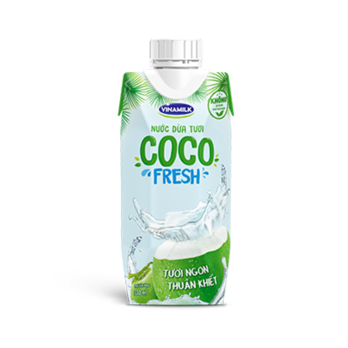 Nước dừa tươi Coco Fresh 330ml thùng 24 hộp
