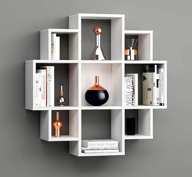 Kệ Treo Tường BLOOM Kiểu Nở Hoa Juno Sofa CTKT205 KT 90 x 90 x 20cm