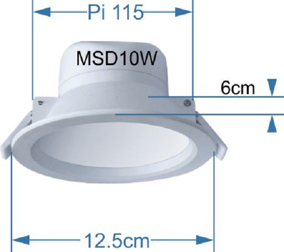 Đèn Led Âm Trần Cảm Ứng KAWASAN MSD10W- Hàng Chính Hãng