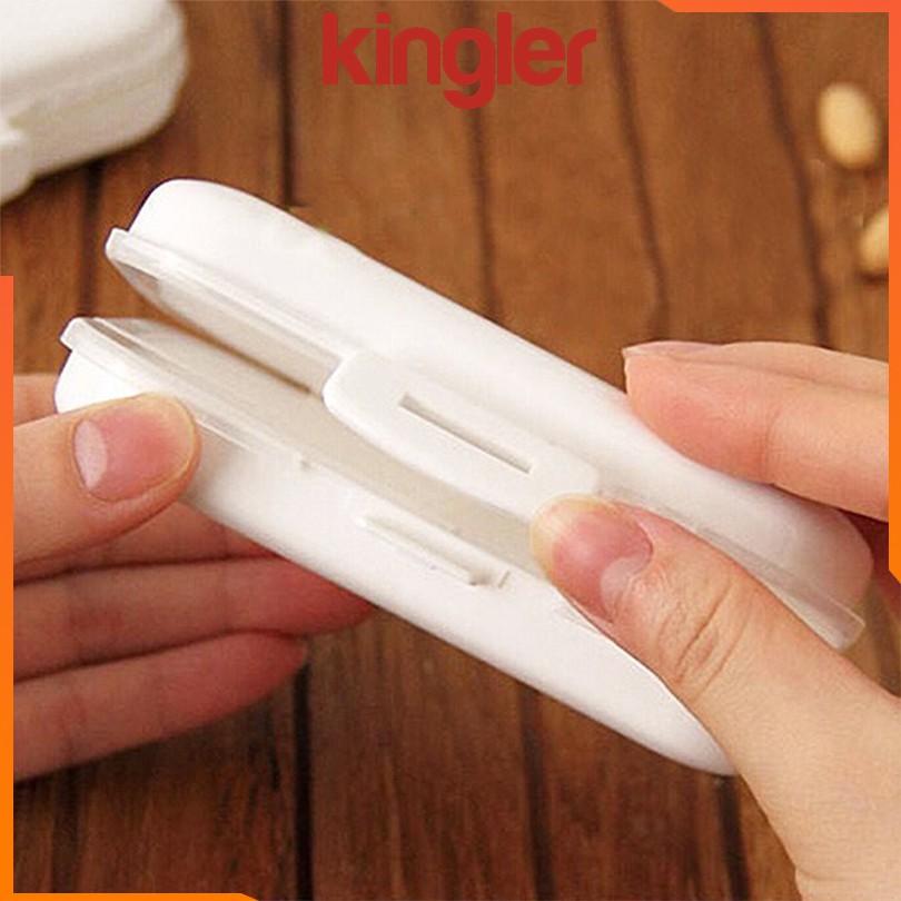 Hộp Chia Thuốc 8 Ngăn Mang Đi Du Lịch, Tiện Dụng, Nhỏ Gọn, Chắc Chắn, Giá Rẻ, Nhựa An Toàn Môi Trường, Tiện Lợi Trong Gia Đình. Kingler 7123