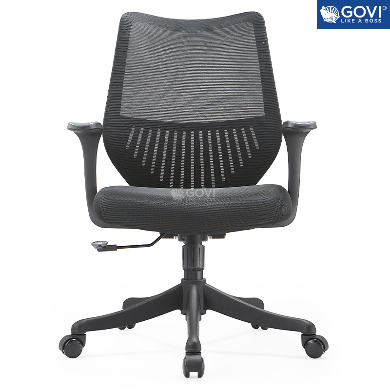 Ghế xoay văn phòng Côm C030B - Thiết kế tinh tế, khung ghế chắc chắn, đệm ngồi đàn hồi tốt, tựa tay cố định