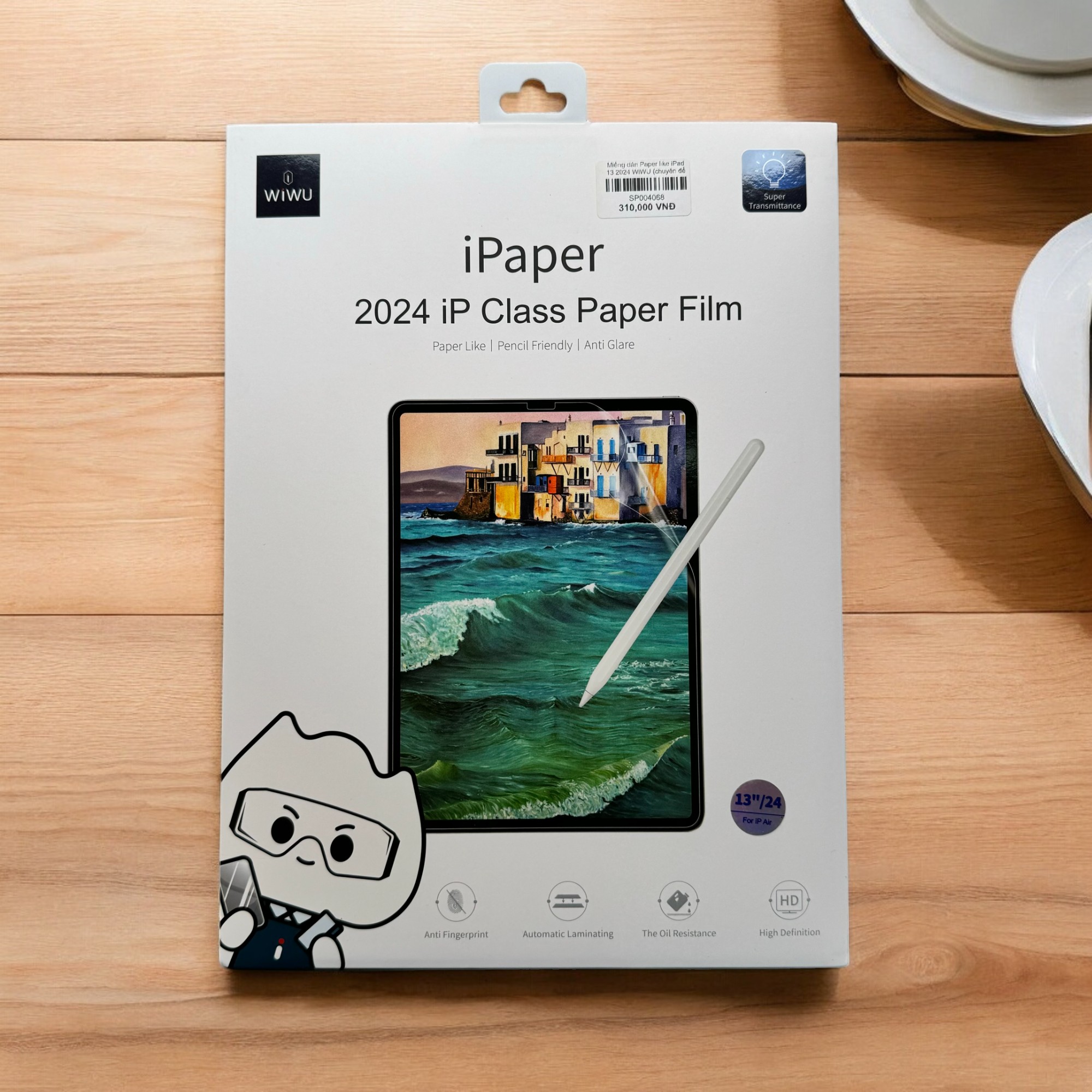 Miếng dán Paper-like dành cho iPad Air 6 13 2024 WiWU - hàng chính hãng