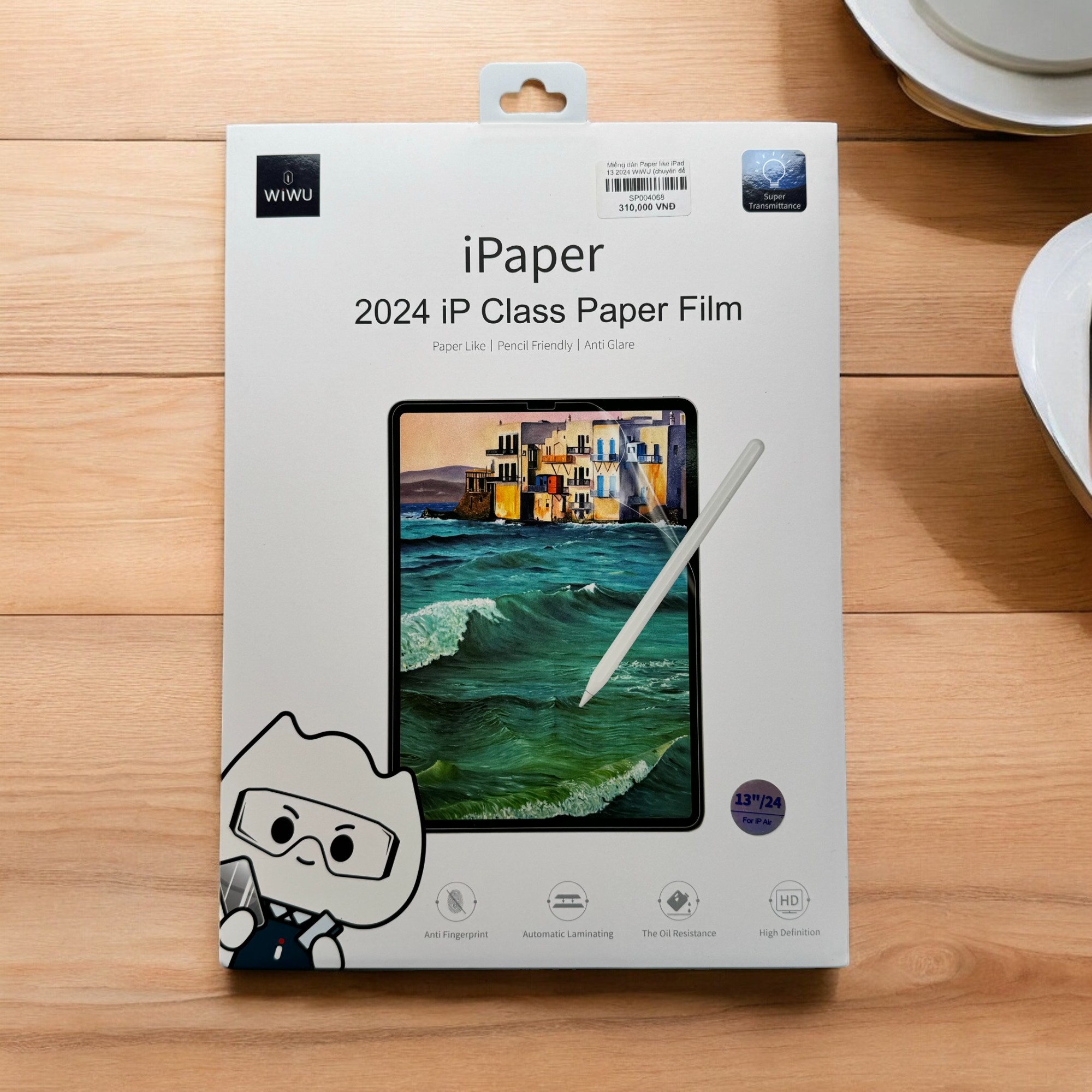 Miếng dán Paper-like cho iPad Air M2 13inch 2024 WiWU - hàng chính hãng