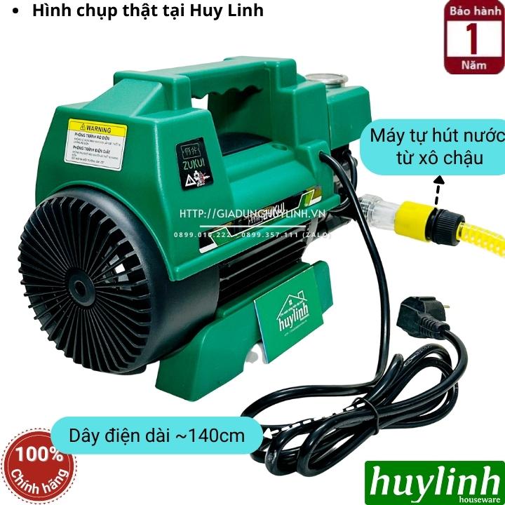 Máy xịt rửa xe Zukui Z70 - Công suất 2800W - Model 2023 - Tự hút nước - Tự ngắt - Motor cảm ứng từ