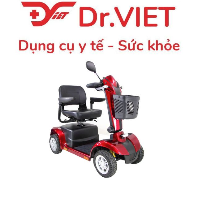 XE LĂN ĐIỆN POWER(M4P) cao cấp - chính hãng EUROCARE - Công nghệ Châu Âu - Tốc độ 10 km/h - dành cho người lớn tuổi và người bị chấn thương