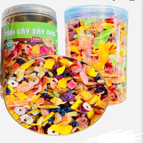 TRÁI CÂY SẤY DẺO MIX NHIỀU LOẠI HẠT GIÀU CHẤT DINH DƯỠNG