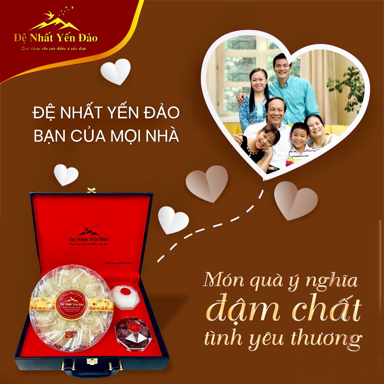Yến Khánh Hòa - Yến Hồng Huyết Sợi - Đệ Nhất Yến Đảo - Bồi bổ sức khỏe sau sinh - Hỗ trợ giảm căng thẳng - Phục hồi tổn thương - Kích thích tạo hồng cầu