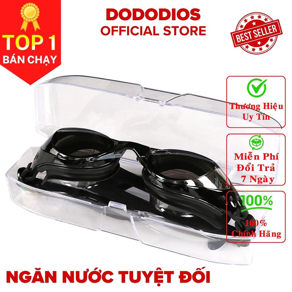 Kính bơi chống sương mờ dododios, chống UV, 100% silicone mềm mại, thiết kế không trơn trượt, độ co giãn, siêu bền