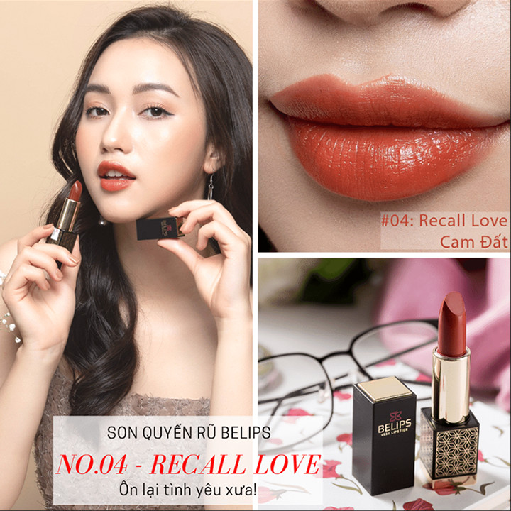 Son tươi Belips Sexy Lipstick son môi quyến rũ lên màu tự nhiên