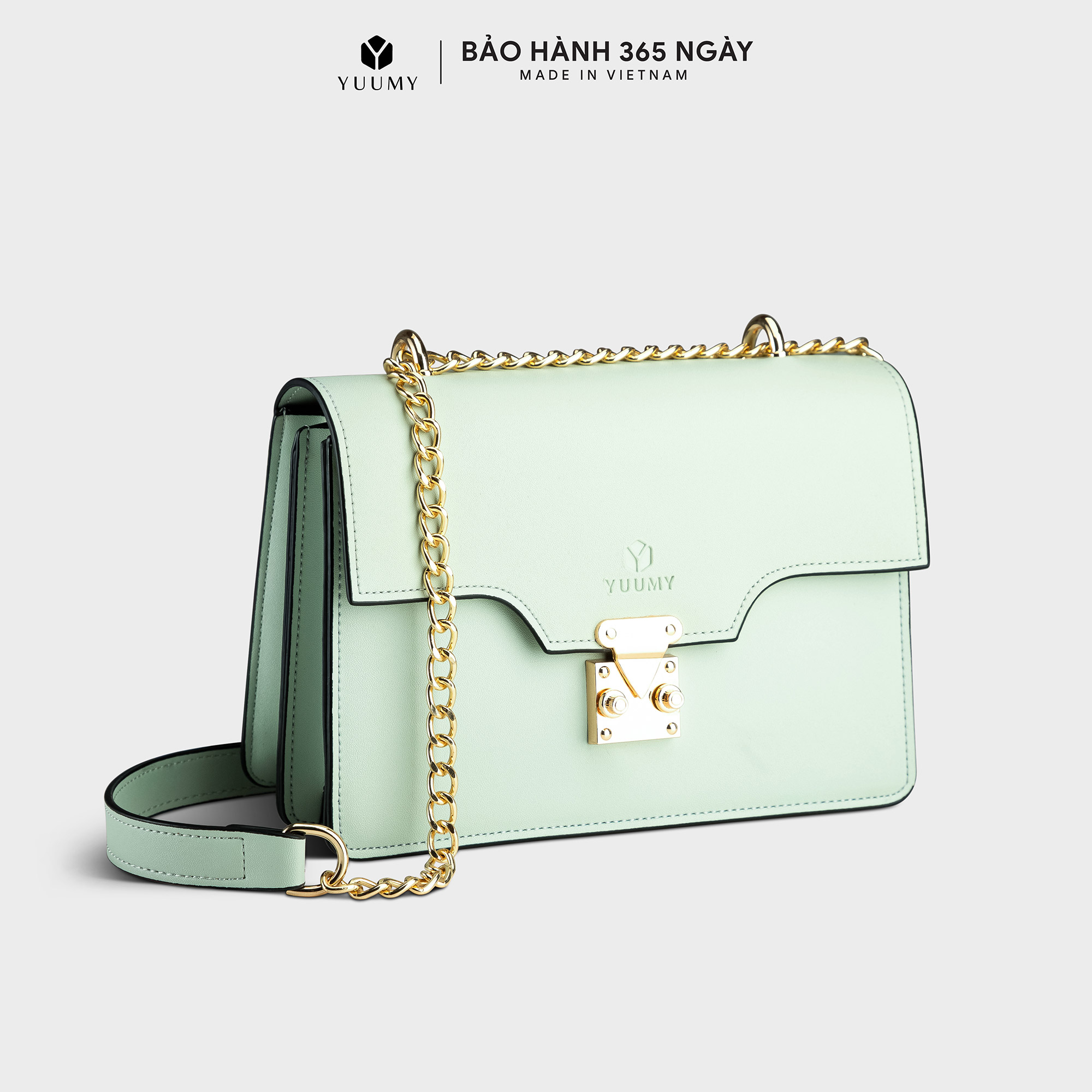 Túi đeo chéo nữ khóa nhấn Yuumy seasand YN98