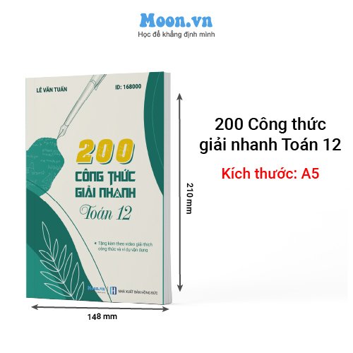 Sổ tay công thức giải nhanh Toán 12