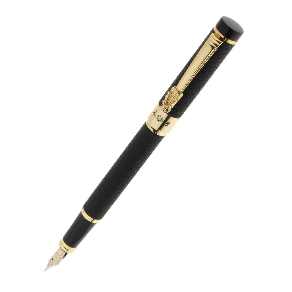 Elegant Fountain Pen Fine 0.5mm Business Writing Supplies black
