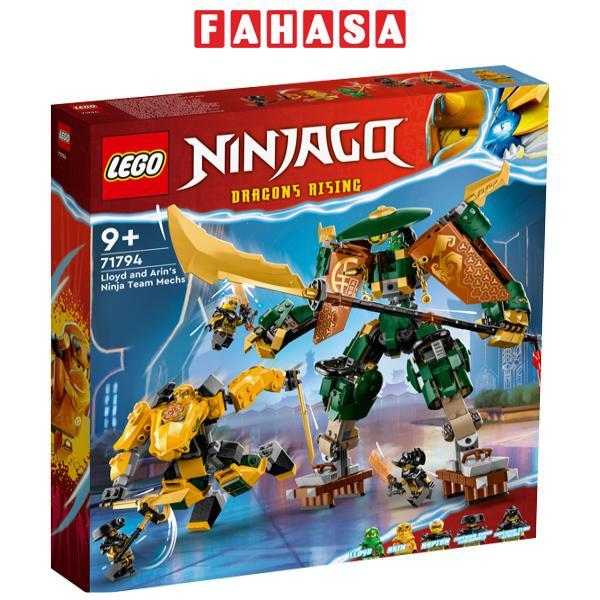 Đồ Chơi Lắp Ráp Chiến Giáp Của Lloyd Và Arin - Lloyd and Arin's Ninja Team Mechs - Lego Ninjago 71794 (764 Mảnh Ghép)