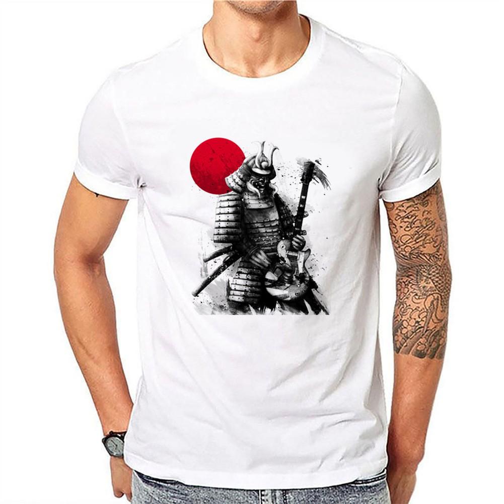 Áo thun Unisex Samurai Chiến Binh Nhật Áo nam nữ ngắn tay