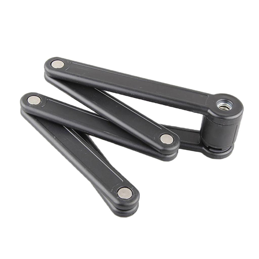 Aternee Chống Trộm Có Thể Gập Lại Khóa Xe Đạp Xe Máy Điện Tử MTB Xe Đạp Đường Bộ