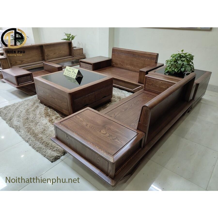 Hàng Kỹ - Sofa Văng Thuyền Gỗ Sồi Cao Cấp Mã TP-178 Giá Tại Xưởng