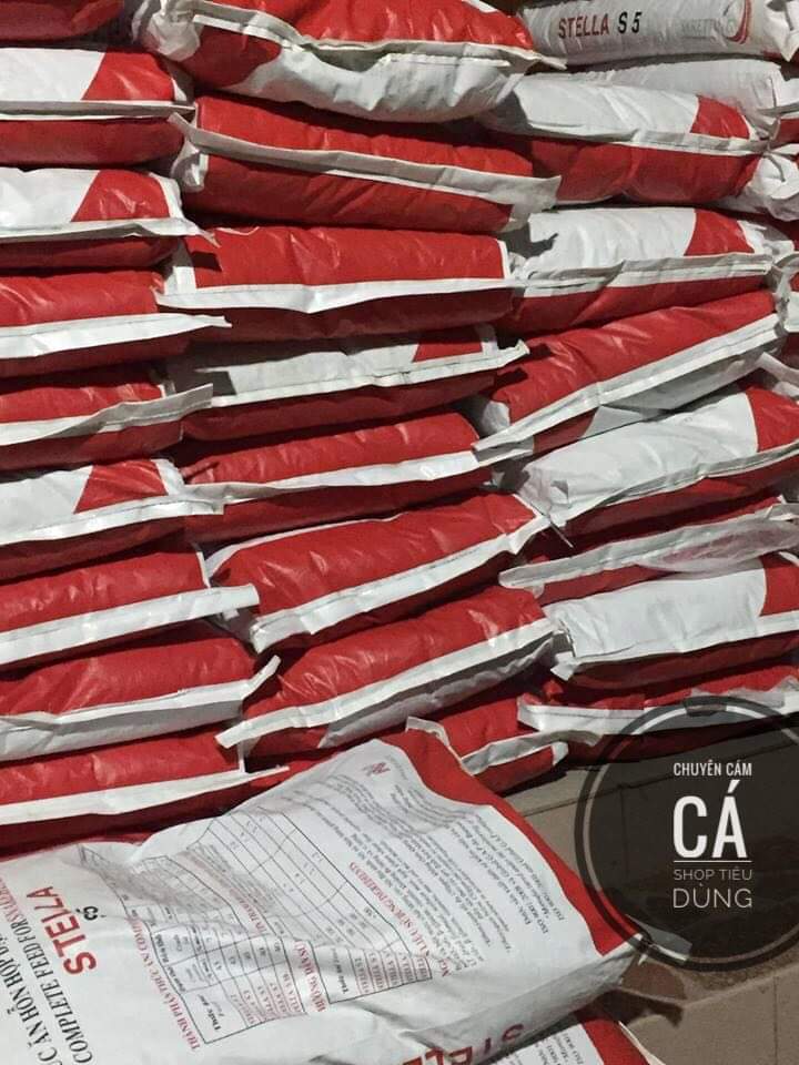 10kg cám Stellaa NEW 40% Đạm Nổi Cho Cá Koi S3 S5 S7 10KG
