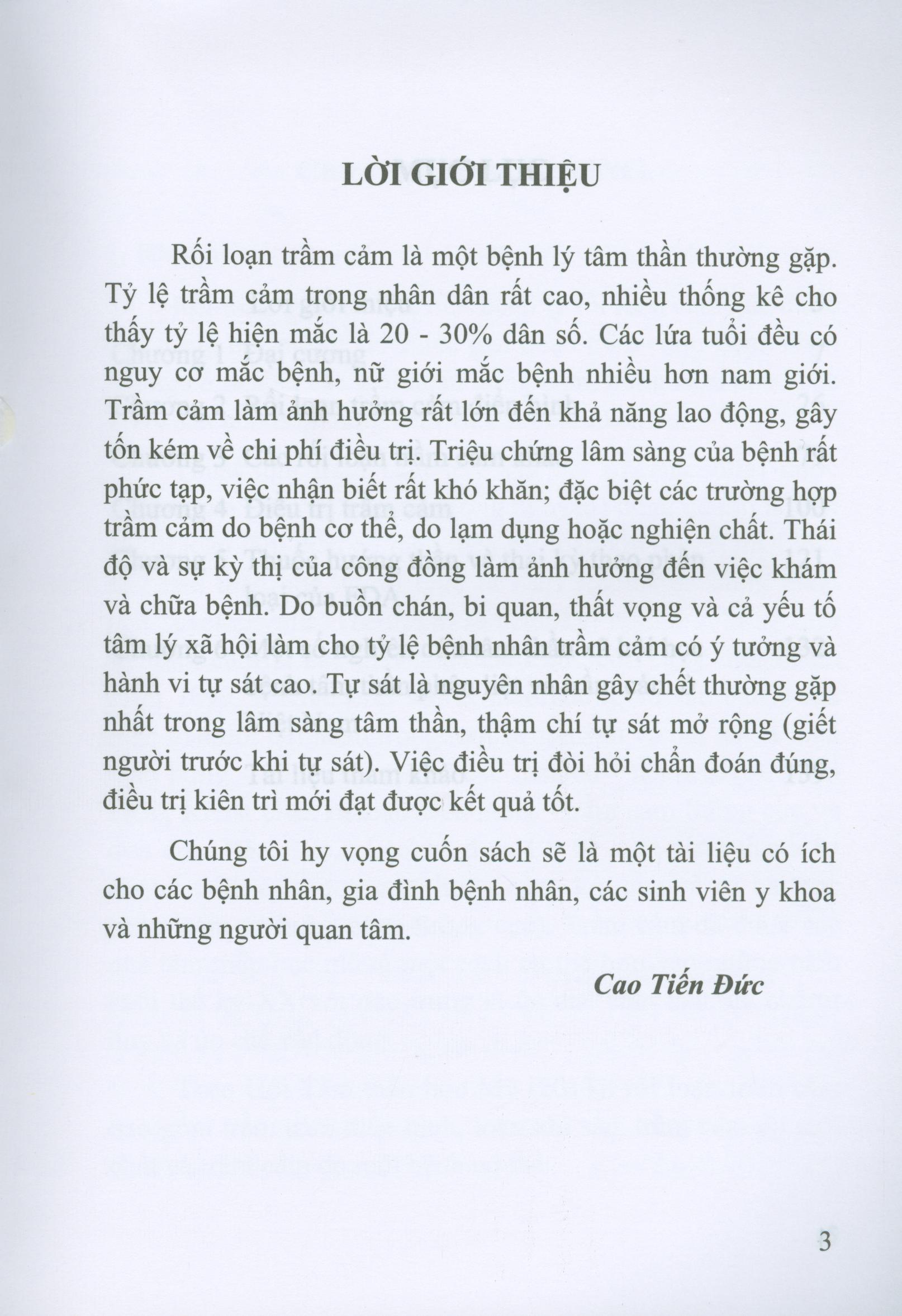 Lâm Sàng Và Điều Trị Trầm Cảm