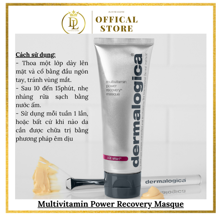 Mặt nạ phục hồi da chống lão hóa Dermalogica Multivitamin Power Recovery Masque 75ml