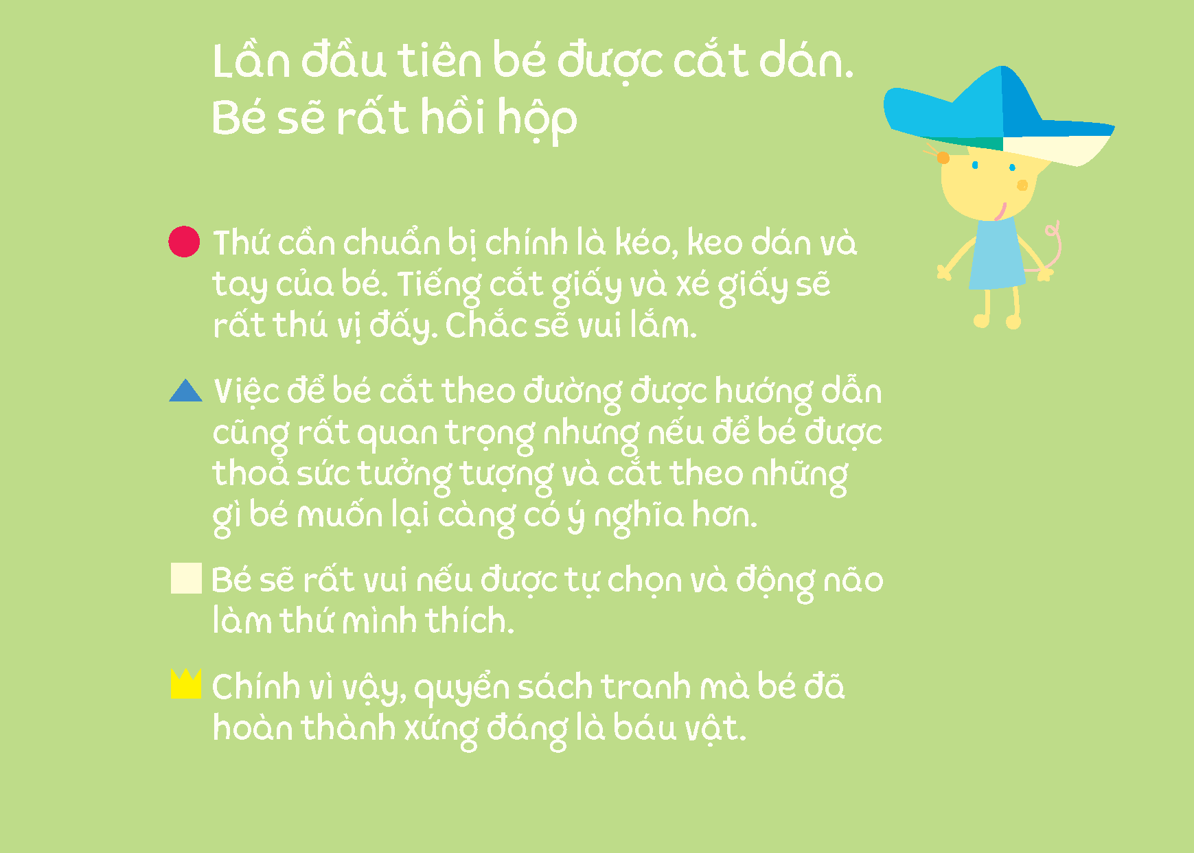 Sách - Dtpbooks - Cắt Dán Dành Cho Bé Mới Bắt Đầu - Tủ sách vui để học