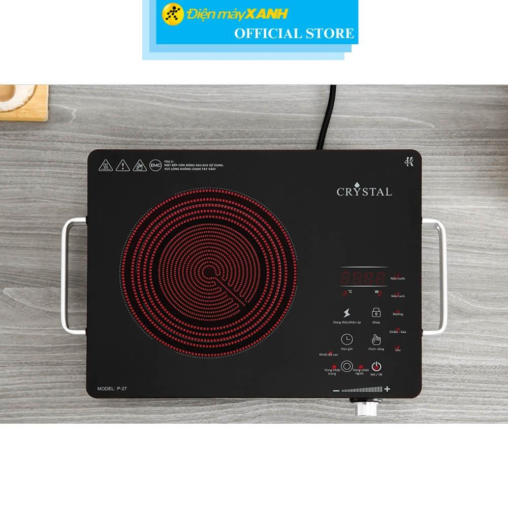 Bếp hồng ngoại Crystal P-27 - Hàng Chính Hãng