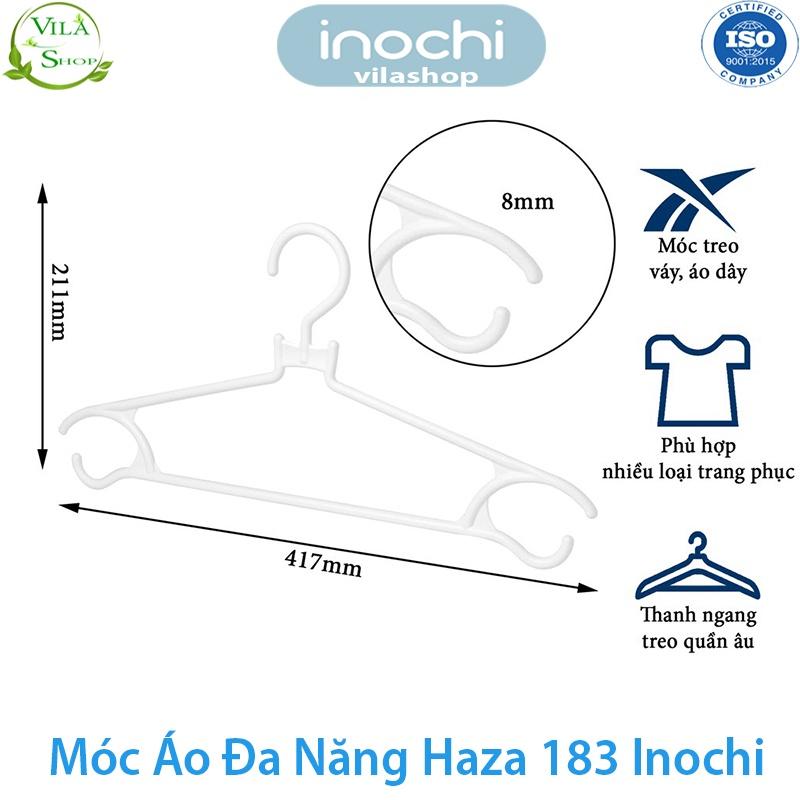 Móc Treo Quần Áo, Móc Quần Áo Đa Năng Hara 183, Móc Treo Quần Áo Người Lớn Nhựa Cao Cấp Inochi