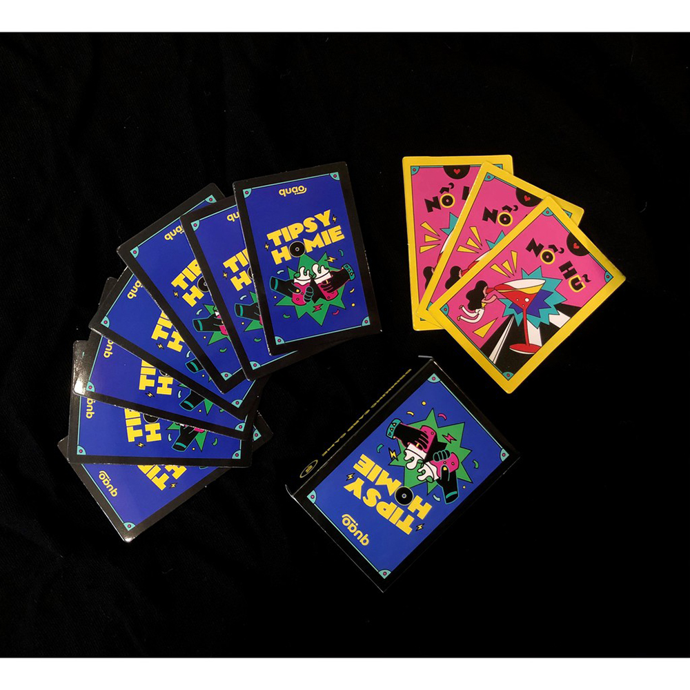 Bộ Bài Tipsy Homie 60 Lá Drinking Game Uống Rượu Nổ Hũ Trend Thích Hợp Cho Các Buổi Tụ Tập Các Homies