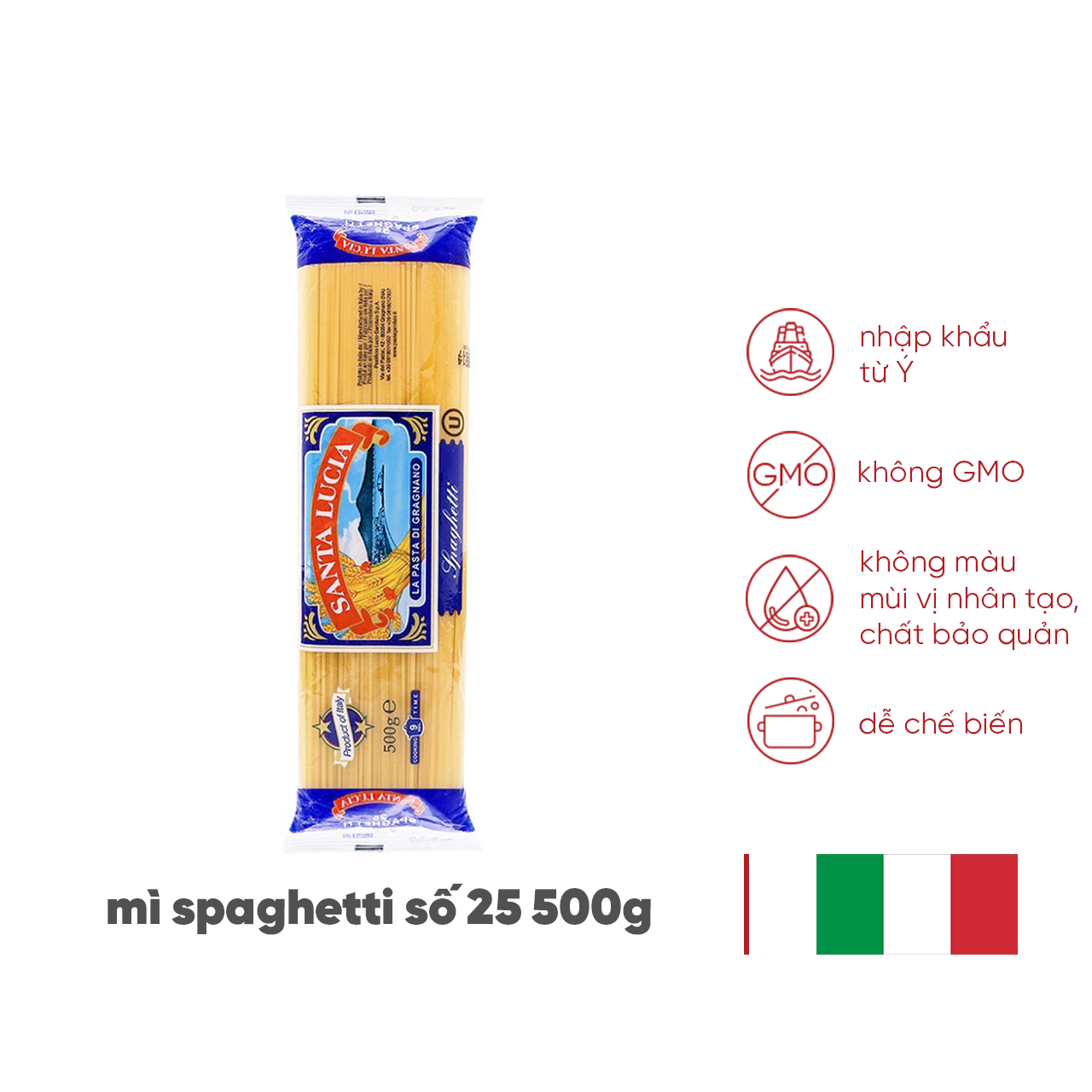 Mì Spaghetti số 25 Santa Lucia 500g